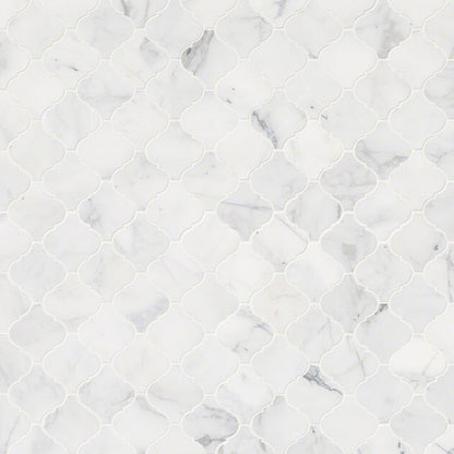 MSI Backsplash and Wall Tile Calacatta Cressa Arabesque Mosaic 12" x 12"