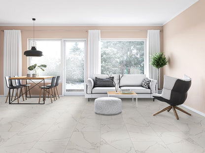 MSI Flooring Porcelain Tile Calacatta Venato 12" x 24" Matte