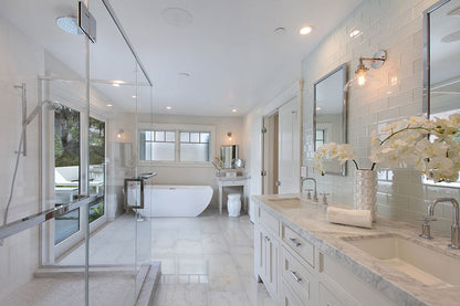 MSI Praia Carrara Mosaic Porcelain Tile Matte 2" x 2" 12" x 12"