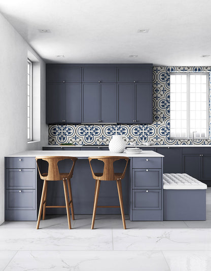 MSI Praia Carrara Mosaic Porcelain Tile Matte 2" x 2" 12" x 12"