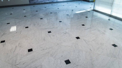 MSI Carrara White Polished Marble Tile 12" x 24"