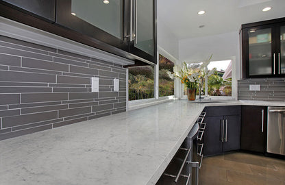 MSI Carrara White Honed Marble Tile 18" x 18"