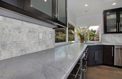 MSI Carrara White Honed Marble Tile 12" x 12"