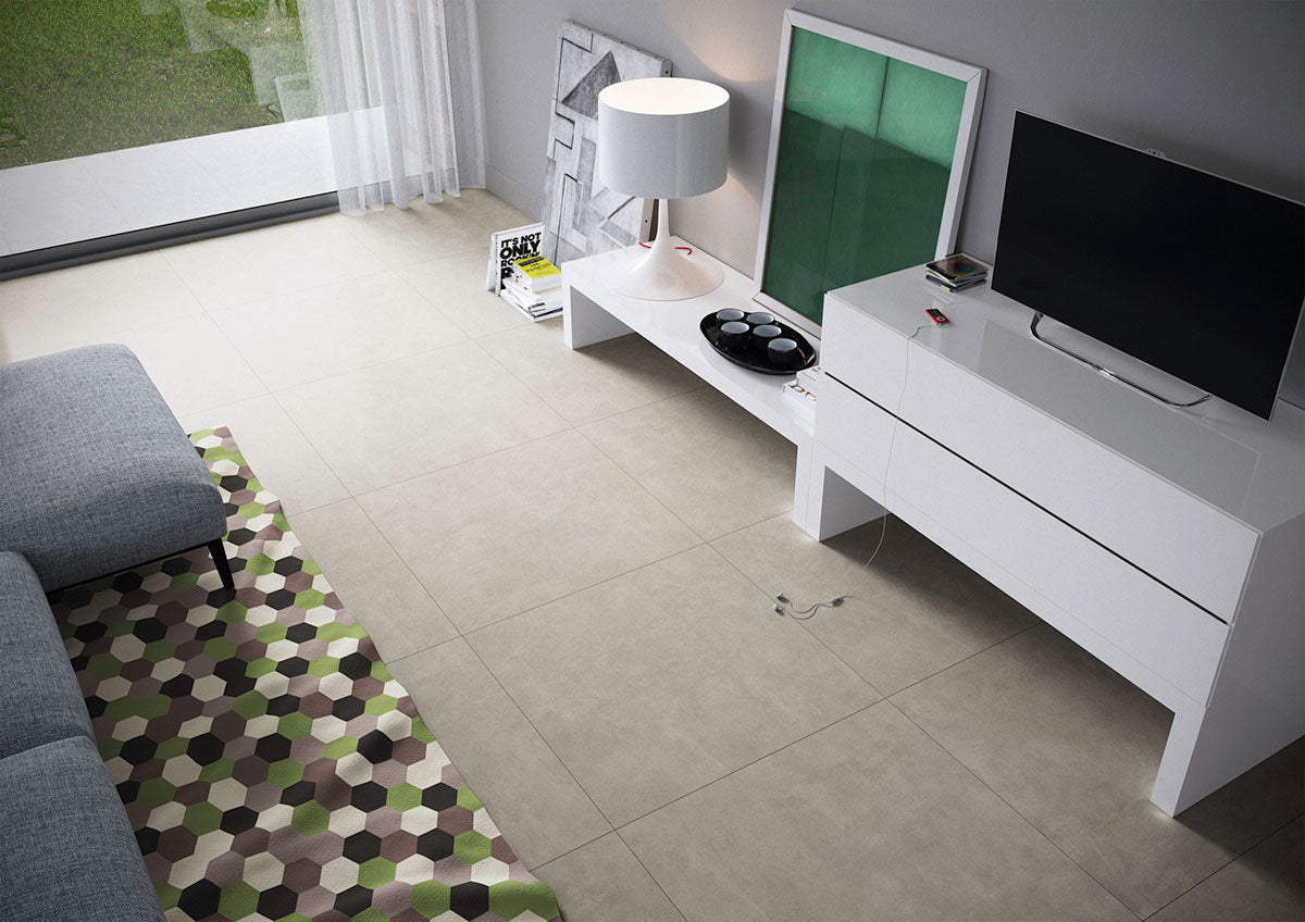 MSI Monza Cemento Porcelain Tile Matte 35" x 35"