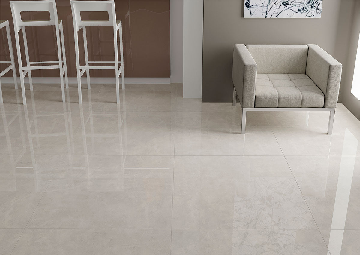 MSI Monza Cemento Porcelain Tile Matte 35" x 35"