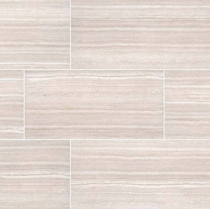 MSI Essentials Charisma White Matte Ceramic Tile 12" x 24"