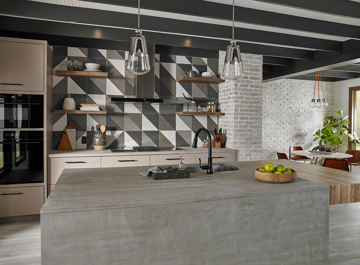 MSI Dimensions Glacier Matte Porcelain Tile 12" x 24"