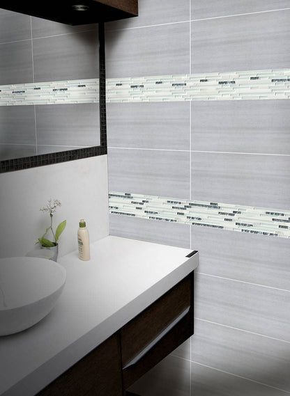 MSI Backsplash and Wall Tile Cristallo Interlocking Pattern 8mm 12" x 12"