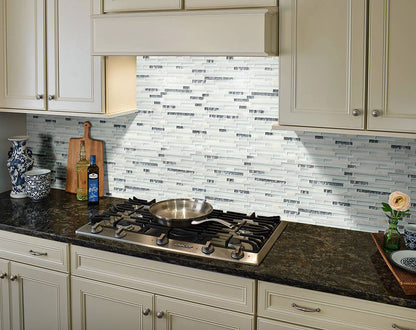 MSI Backsplash and Wall Tile Cristallo Interlocking Pattern 8mm 12" x 12"