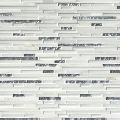MSI Backsplash and Wall Tile Cristallo Interlocking Pattern 8mm 12" x 12"