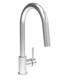 Baril Modern Single Hole Kitchen Faucet With Single Lever and 2-function Pull-down Spray
