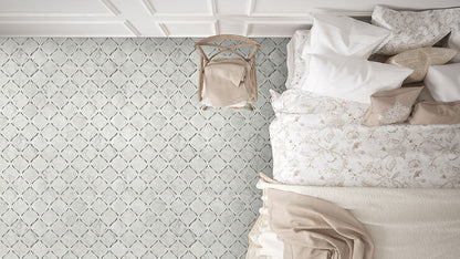 MSI Backsplash and Wall Tile Danza Arabesque Polished Marble Tile