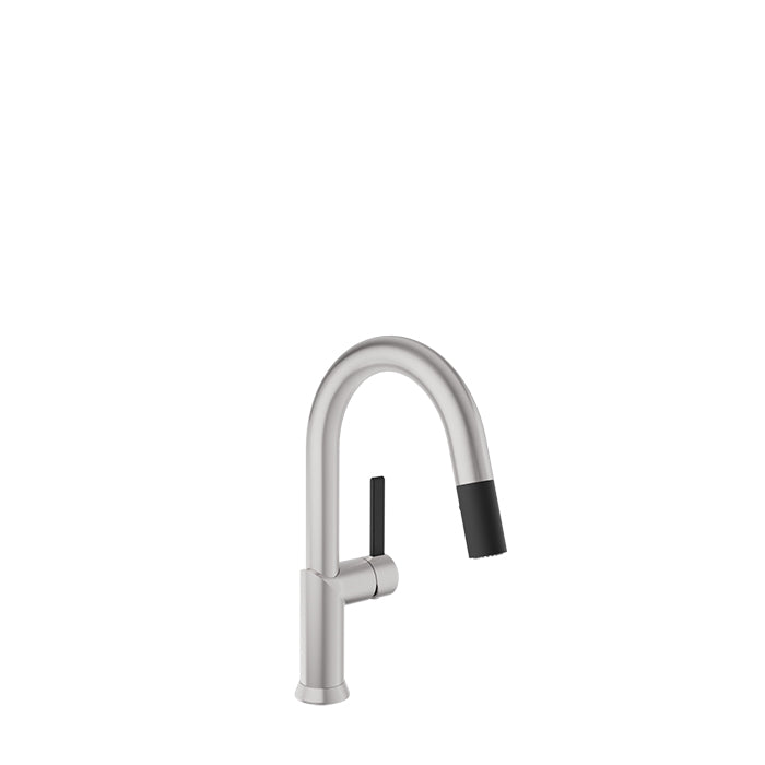 BarilSingle Hole Bar / Prep Kitchen Faucet With 2-function Pull-down Spray (VISION II)