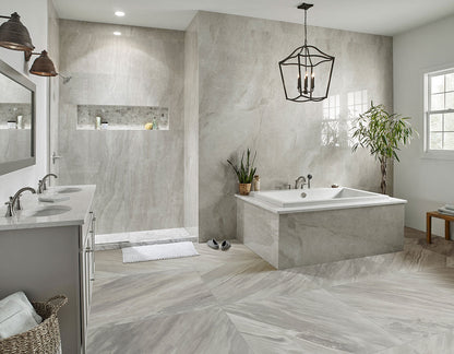 MSI Eden Bardiglio Matte Porcelain Tile 12" x 24"