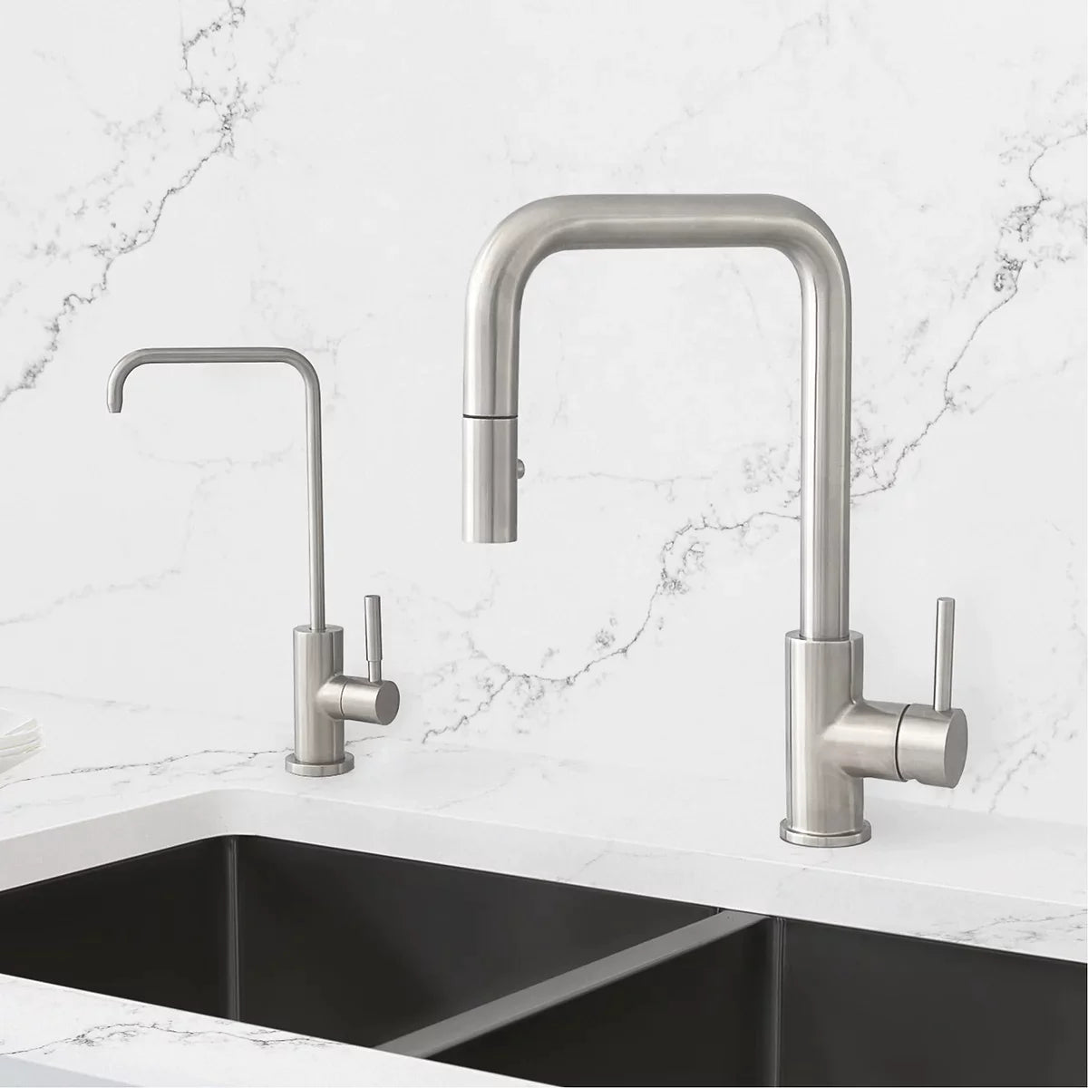 Stylish Melfi Single Handle Cold Water Tap - Stainless Steel Finish K-147S