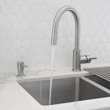 Stylish Pull Down Kitchen Faucet And Soap Dispenser