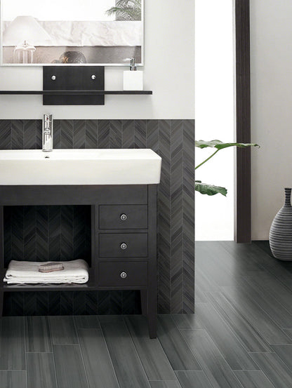 MSI Watercolor Graphite Matte Porcelain Tile 12" x 24"