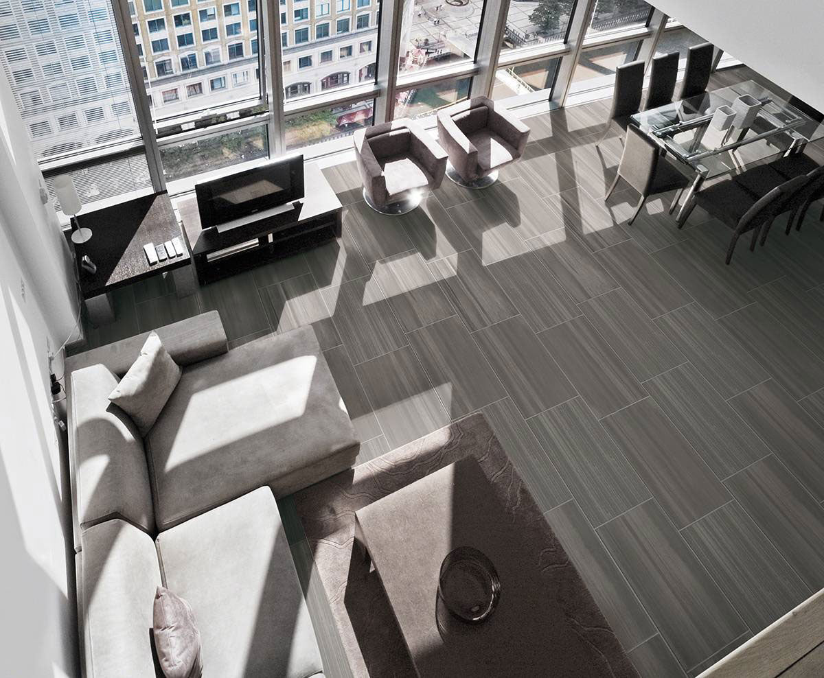 MSI Watercolor Graphite Matte Porcelain Tile 12" x 24"