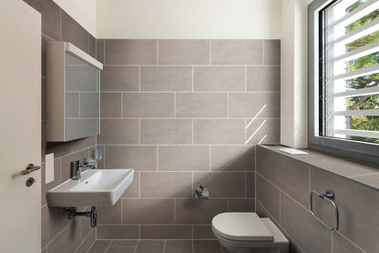 MSI Gridscale Gris Matte Ceramic Tile 12" x 24"