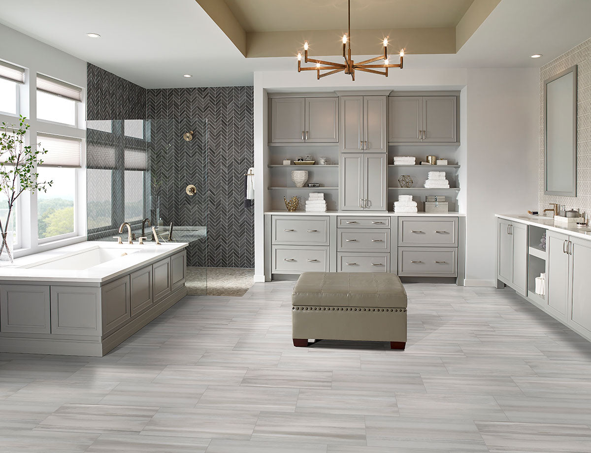 MSI Watercolor Grigio Porcelain Tile Matte 6" x 36"