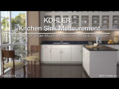 Kohler Poise 33" Undermount Single-bowl Kitchen Sink