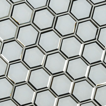 MSI Backsplash and Wall Tile Ice Beveled 3" Hexagon