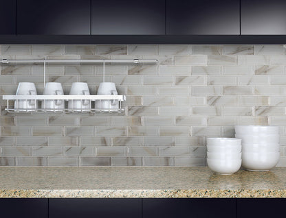 MSI Backsplash and Wall Tile Ivory Amber Beveled Subway Tile 8mm