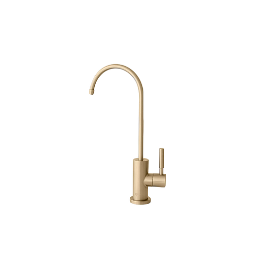 Stylish Lodi 11.25" Kitchen Drinking Water Tap Faucet, Stainless Steel Brushed Gold Finish K-142G