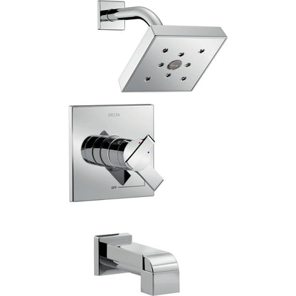 Delta ARA Monitor 17 Series H2Okinetic Tub & Shower Trim -Chrome (Valve Sold Separately)