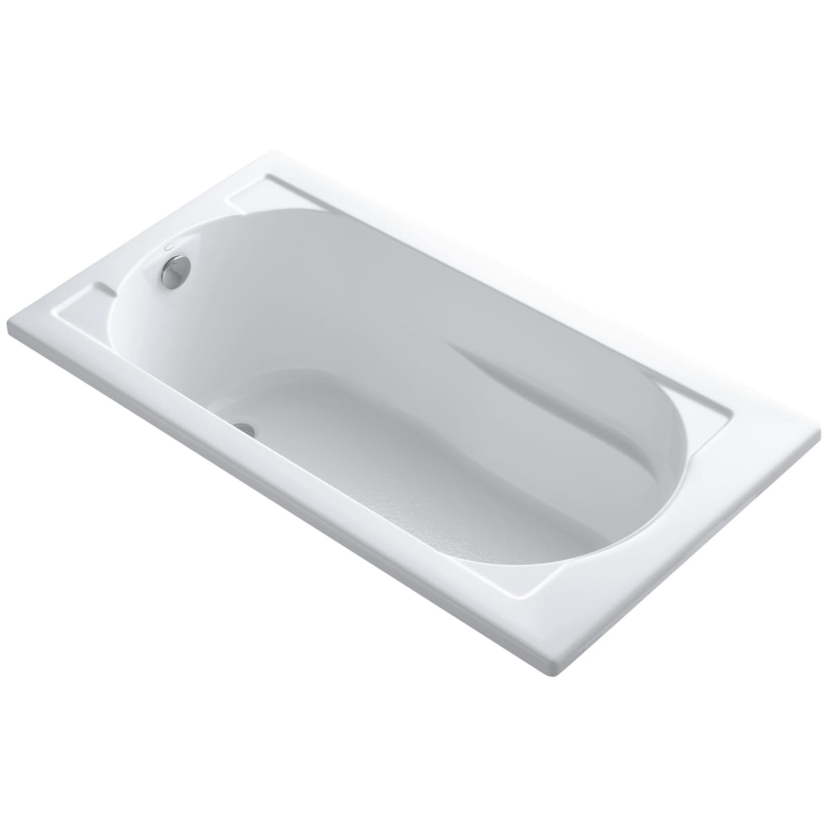 Kohler Devonshire 60" x 32" drop-in bath with reversible drain - White