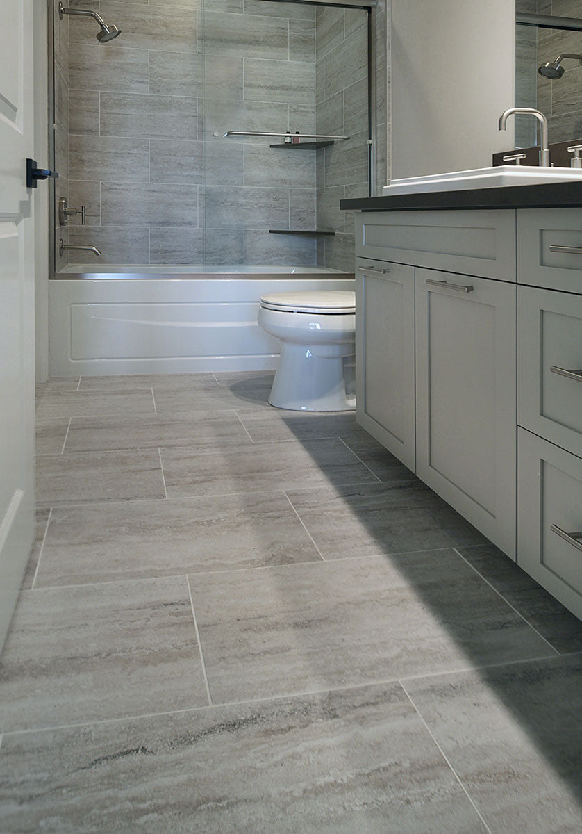 MSI Pietra Venato White Polished Porcelain Tile 12" x 24"