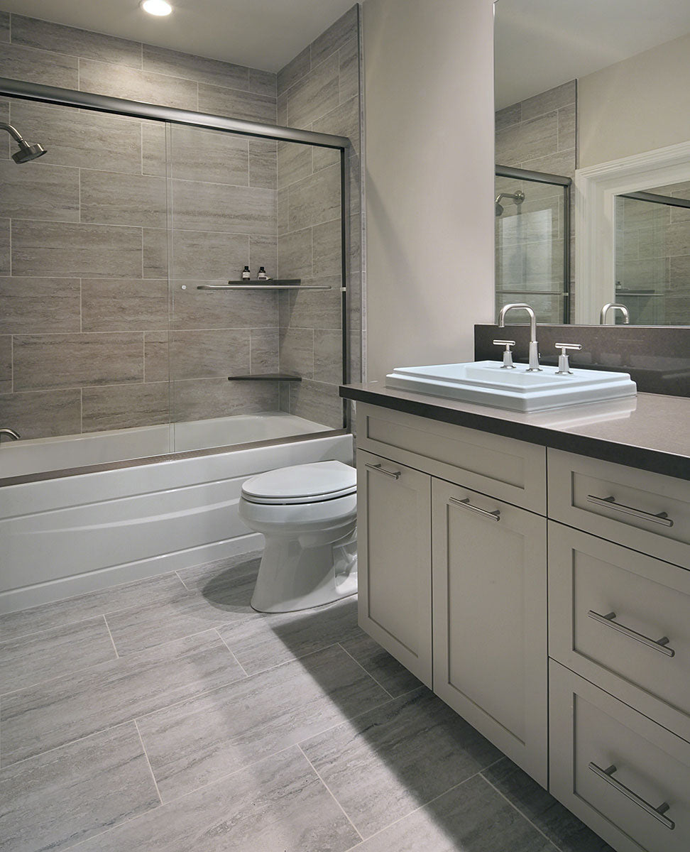 MSI Pietra Venato White Polished Porcelain Tile 12" x 24"