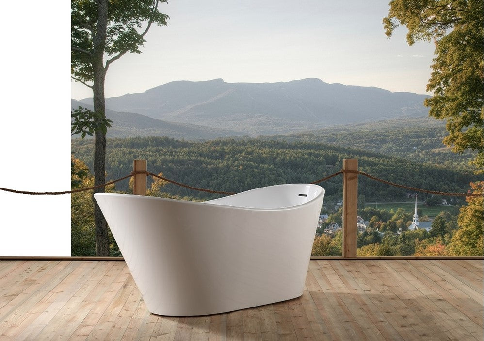 Kube Bath 67" x 31.38" x 29.5" Lavello Free Standing Bathtub