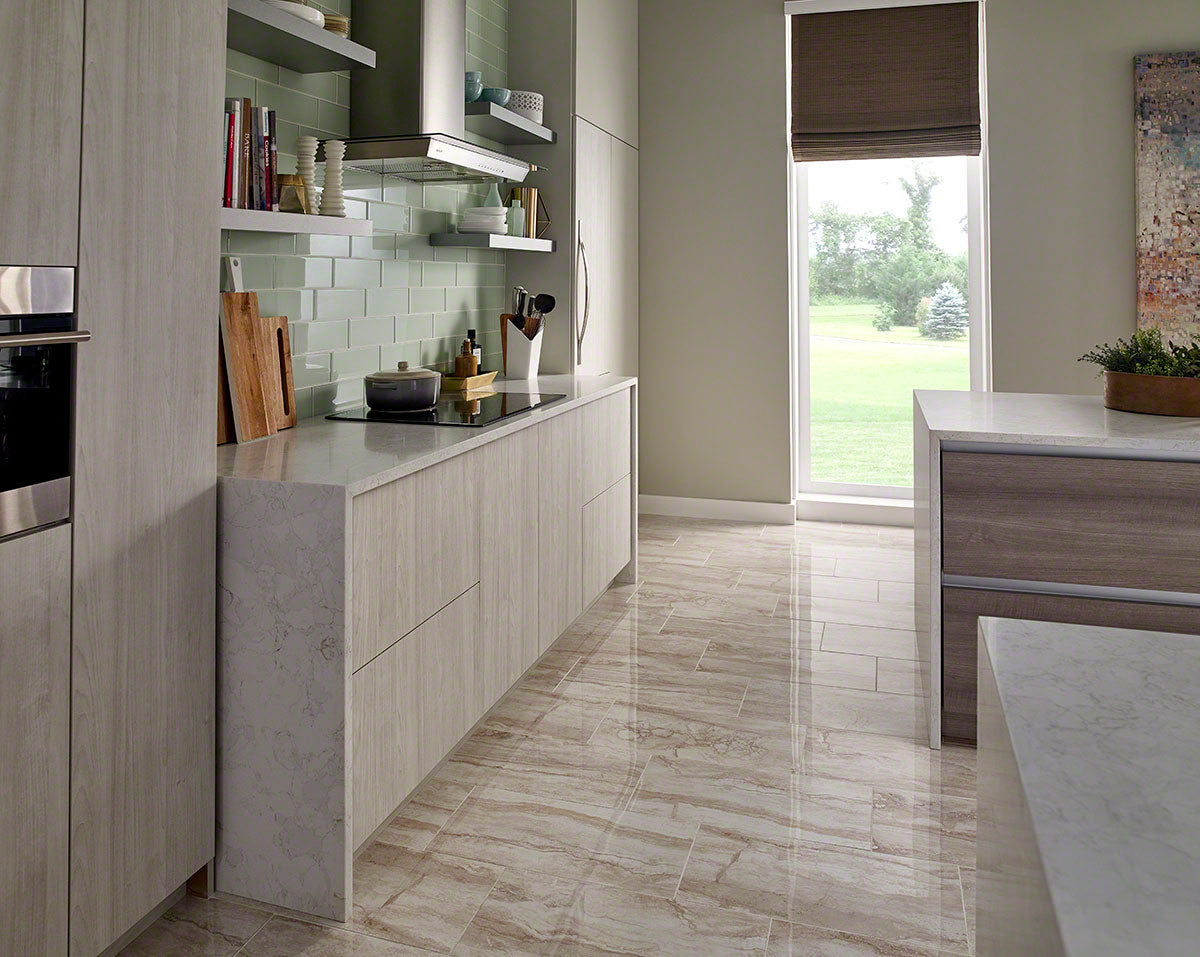 MSI Bernini Bianco Matte Porcelain Tile 12" x 24" 10mm