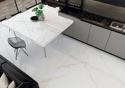 MSI Monza Marbello Porcelain Tile Polished 35" x 35"