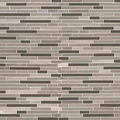 MSI Backsplash and Wall Tile Modello Grigio Interlocking 6mm 12" x 12"