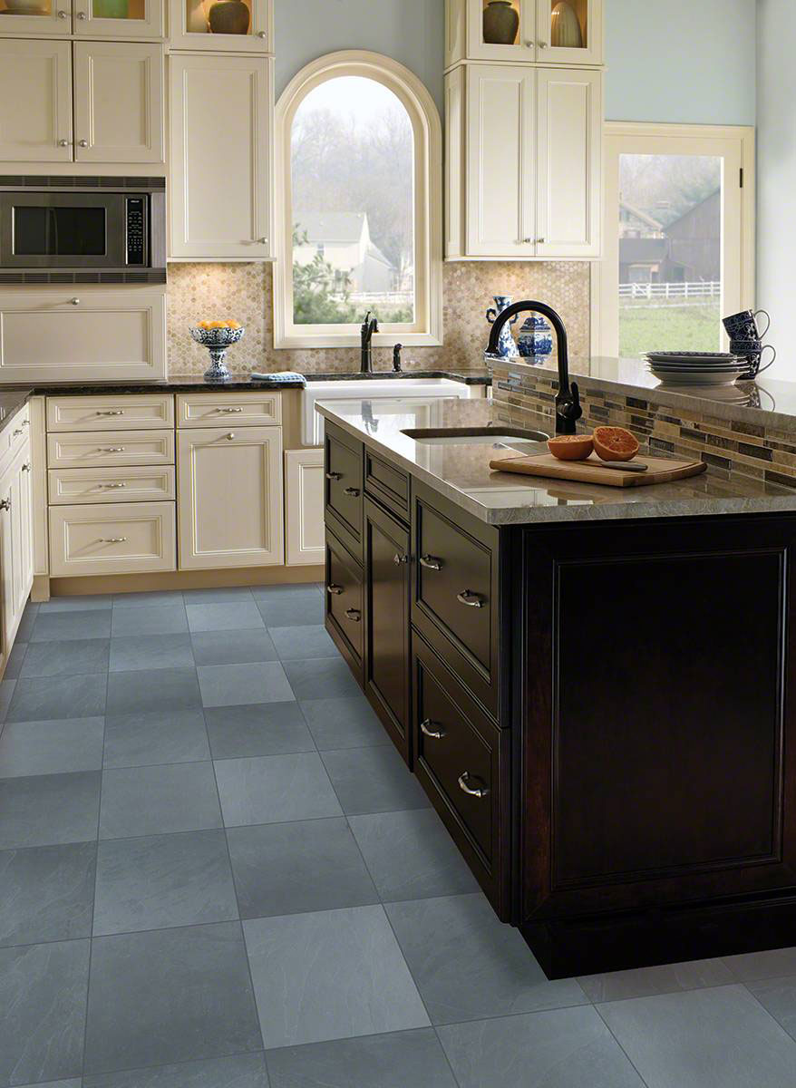 MSI Flooring Slate Tile Montauk Blue 16" x 16"