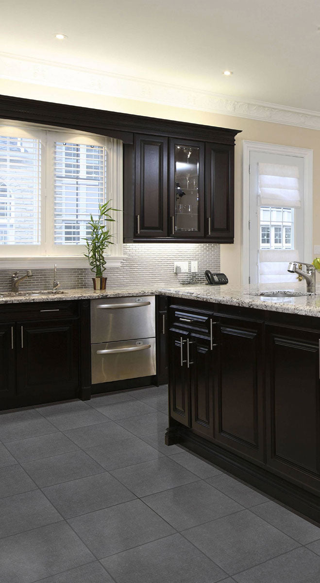 MSI Dimensions Graphite Matte Porcelain Tile 12" x 24"