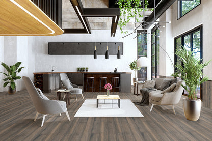 MSI Antoni Nero Matte Porcelain Wood Tile 6" x 36"