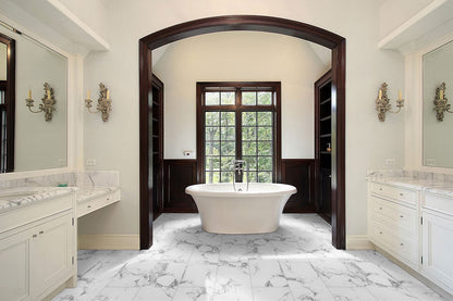 MSI Pietra Statuario Matte Porcelain Tile 12" x 24"