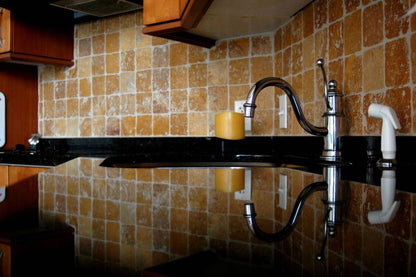 MSI Premium Black Granite Tile Honed 12" x 24"