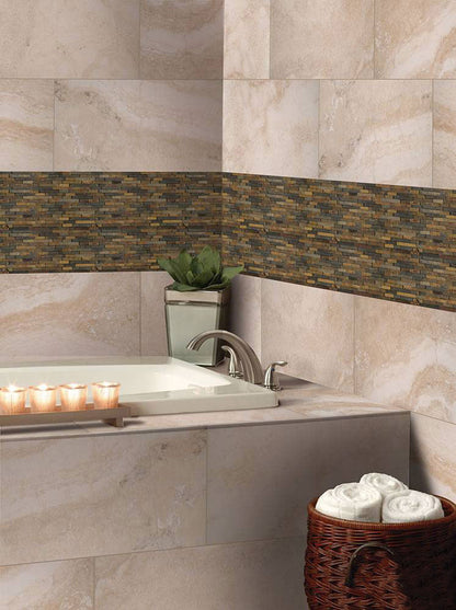 MSI Backsplash and Wall Tile Rustique 3D Interlocking Stacked Stone