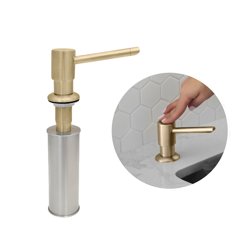 Stylish Stainless Steel Soap Dispenser Pump Liquid Hand Lotion Dispenser S-01G