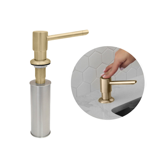 Stylish Stainless Steel Soap Dispenser Pump Liquid Hand Lotion Dispenser S-01G
