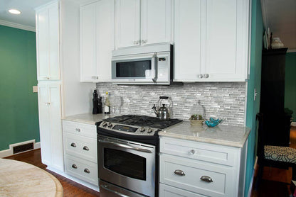 MSI Backsplash and Wall Tile Silver Canvas Interlocking Pattern Glass Tile 12" x 12" 8mm