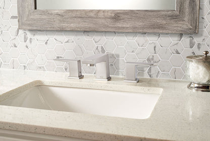 MSI Statuario Celano 2 Hexagon Glass Tile 12" x 12"