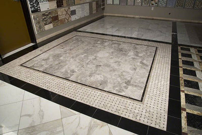 MSI Backsplash and Wall Tile Tundra Gray Polished Marble Tile 12" x 24"