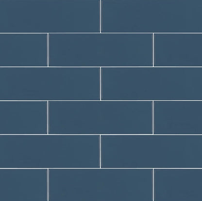 MSI Urbano Navy Glossy Wall Tile 4" x 12"