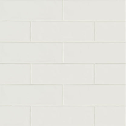 MSI Urbano Pure White Subway Wall Tile 4" x 12"