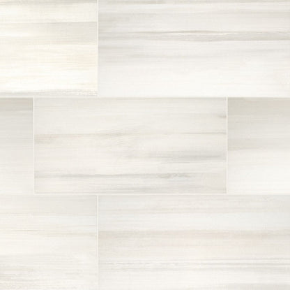 MSI Watercolor Bianco Matte Porcelain Tile 12" x 24"